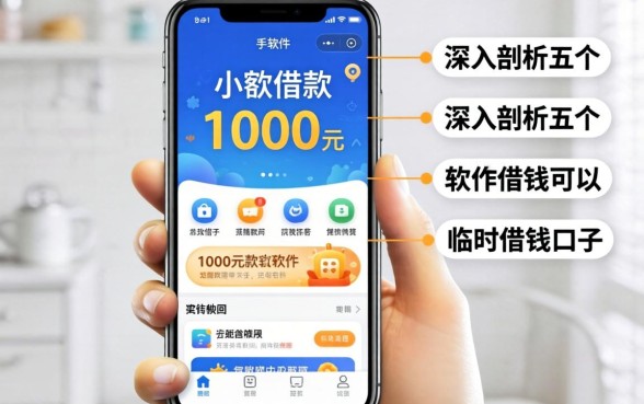 手机小额借款1000元软件，深入剖析五个手机可以临时借钱的口子