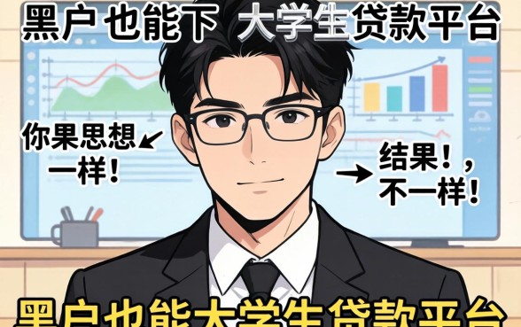 我试了那些所谓黑户也能下的大学生贷款平台,结果和你想的不一样