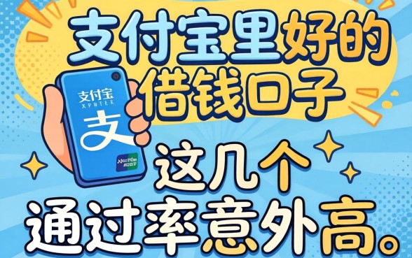 揭秘支付宝里好的借钱口子，这几个通过率意外的高