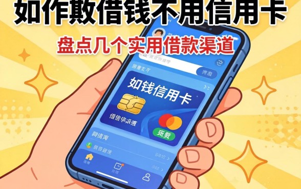 手机怎么借钱不用信用卡？盘点几个实用的借款渠道