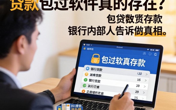 贷款包过软件真的存在吗?银行内部人告诉你真相