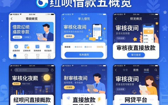 类似还呗的借款软件，概览五个不审核夜间直接放款的网贷平台