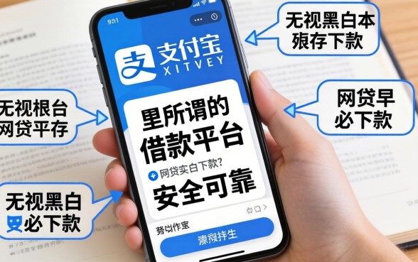 我翻遍了支付宝里有哪些借款平台安全可靠,发现所谓的无视黑白必下款的网贷平台根本不存在