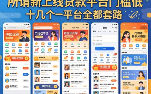 我试了十几个平台,发现所谓新上线贷款平台门槛低平台全是套路