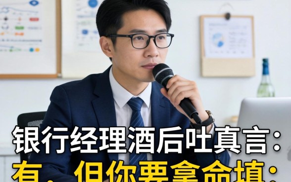 有不看征信的现金贷吗？银行经理酒后吐真言：有，但你要拿命填