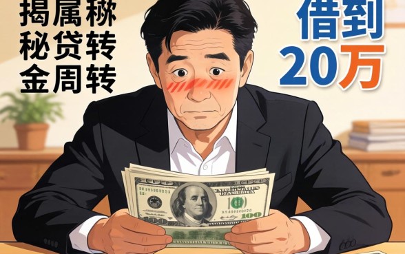 急需资金周转？揭秘哪种贷款可以借到20万的实用渠道