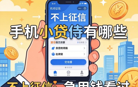 揭秘不上征信的手机小贷有哪些，急用钱的看过来