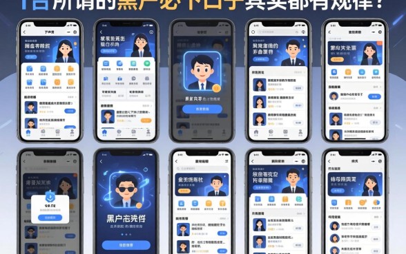 我试了十几个平台，发现所谓的黑户必下口子其实都有规律