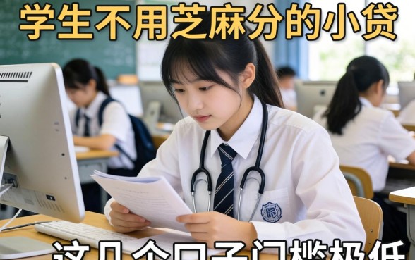 揭秘学生不用芝麻分的小贷，这几个口子门槛极低
