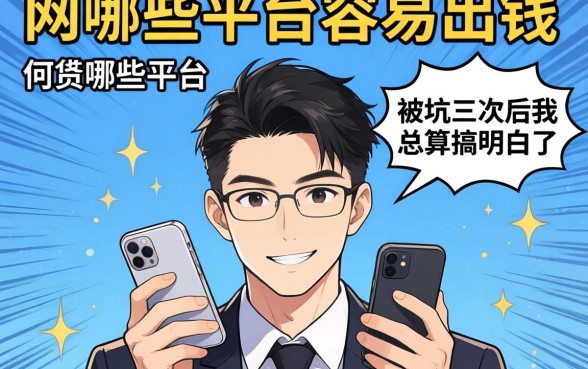 网贷哪些平台比较容易出钱?被坑三次后我总算搞明白了