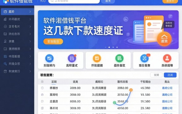 盘点有什么软件能借钱的平台有哪些，这几款下款速度还行