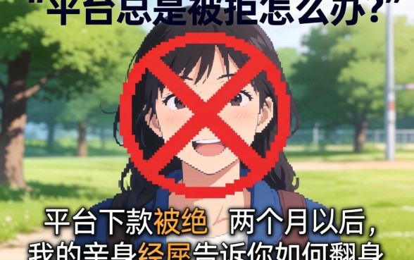 申请总是被拒怎么办?平台下款被拒 两个月以后,我的亲身经历告诉你如何翻身