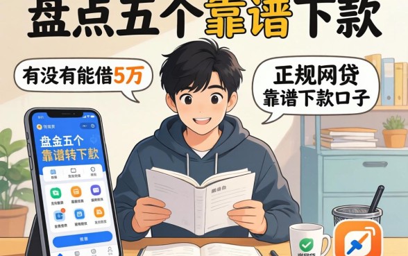 急需资金周转?有没有能借5万正规网贷的软件?盘点五个靠谱下款口子