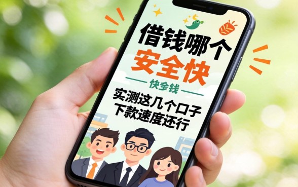 手机借钱哪个安全又快？实测这几个口子下款速度还行