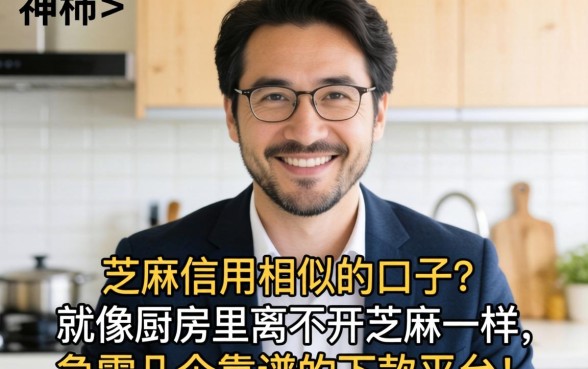 求问大神！有没有那种和芝麻信用类似的口子？就像厨房里离不开芝麻一样，急需几个靠谱的下款平台推荐！