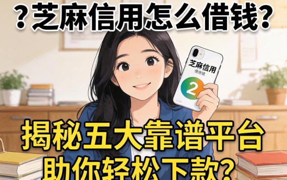 急需用钱怎么办？芝麻信用怎么借钱？揭秘五大靠谱平台助你轻松下款