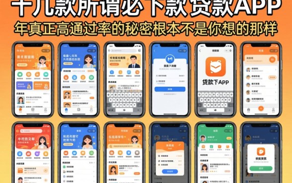 我试了十几款所谓必下款的贷款app，发现2026年真正高通过率的秘密根本不是你想的那样