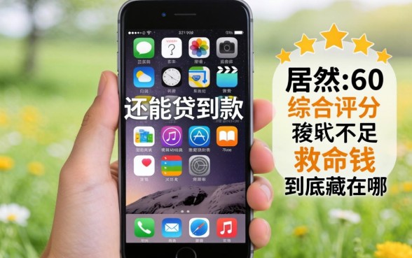我拿着iPhone6s居然还能贷到款，综合评分不足的救命钱到底藏在哪