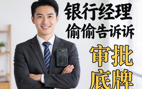 秒过有哪些网贷？银行经理偷偷告诉你审批系统的底牌