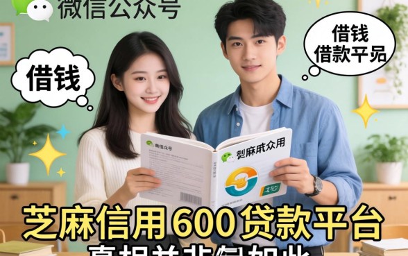 我翻了2026可以借钱的微信公众号，发现芝麻信用600贷款平台的真相并非如此