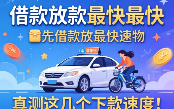 有什么平台借款放款最快最快？实测这几个下款速度惊人