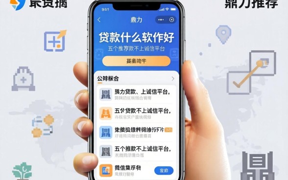 手机上贷款什么软件好，鼎力推荐五个贷款不上诚信平台的软件