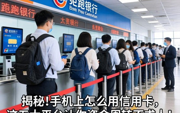 还在跑银行排队？揭秘在手机上怎么用信用卡，这五大平台让你资金周转不求人！