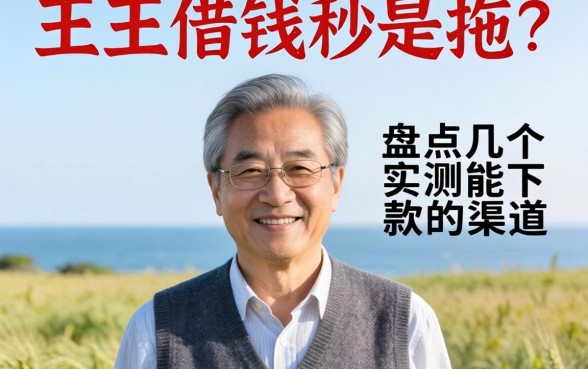 老王借钱秒是拖？盘点几个实测能下款的渠道