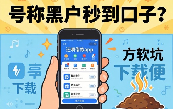我试了那些号称黑户秒到的口子,发现类似还呗借款app下载一样方便的软件全是坑