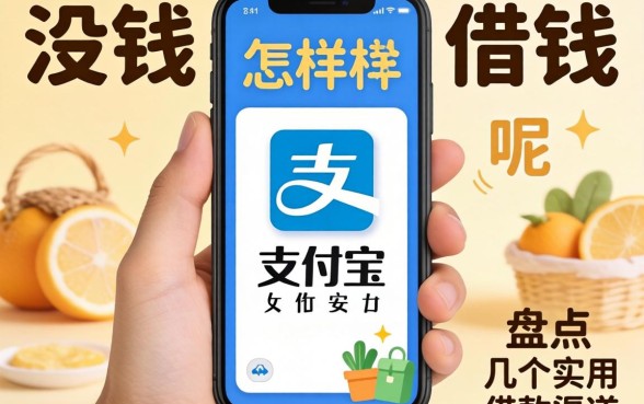 支付宝手机没钱怎样借钱呢？盘点几个实用的借款渠道