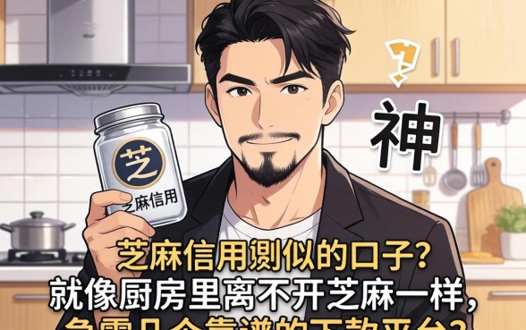 求问大神！有没有那种和芝麻信用类似的口子？就像厨房里离不开芝麻一样，急需几个靠谱的下款平台推荐！