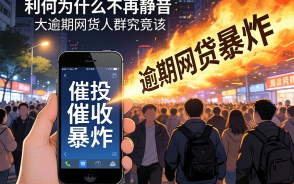 深夜手机为何不再静音？面对催收轰炸，大量逾期网贷人群究竟该何去何从？