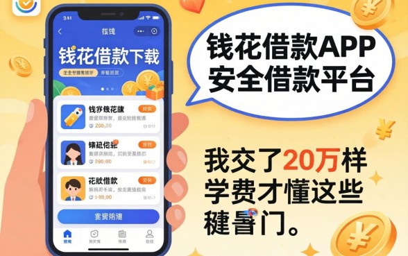 找像钱花借款app下载一样安全的借款平台，我交了20万学费才懂这些门道
