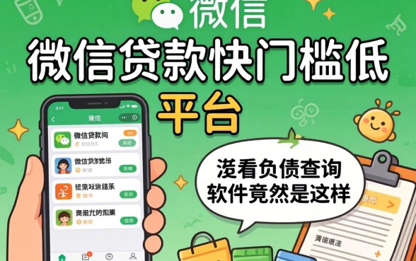 我试了微信贷款快门槛低的平台,发现不看负债查询的软件竟然是这样
