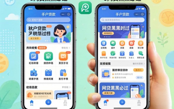 手机黑户贷款app，概括五个网贷黑户必过app