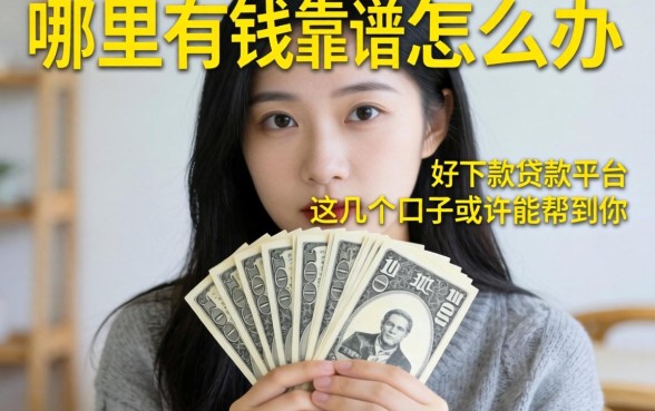 急需用钱怎么办？哪里有靠谱且好下款的贷款平台？这几个口子或许能帮到你