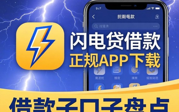 类似闪电贷借款app下载一样正规的借款口子盘点