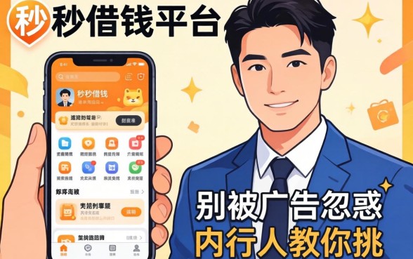 有什么app可以秒借钱的平台？别被广告忽悠，内行人教你挑