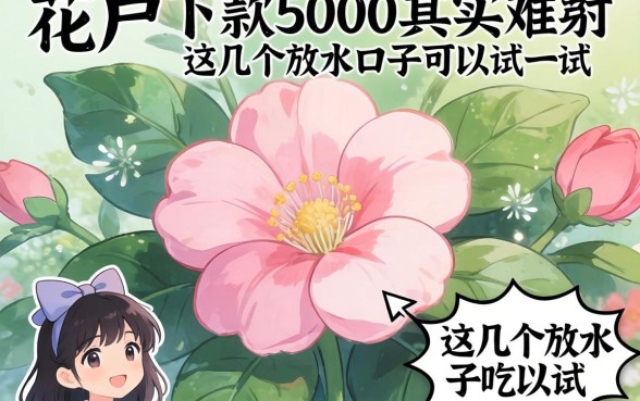 花户下款5000其实不难,这几个放水口子可以试一试