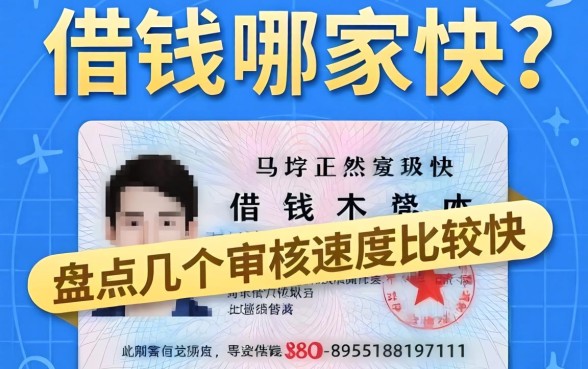 身份证借钱哪家快?盘点几个审核速度比较快的平台