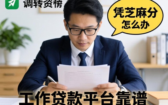 急需资金周转怎么办？凭芝麻分和工作贷款平台靠谱吗？深度解析助你避坑