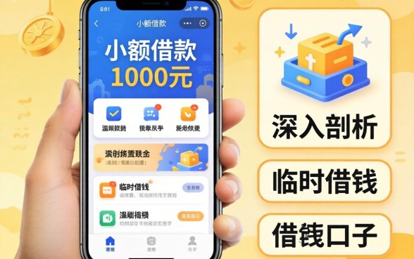 手机小额借款1000元软件，深入剖析五个手机可以临时借钱的口子