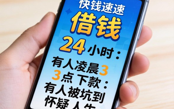手机快速借钱24小时：有人凌晨3点下款，有人被坑到怀疑人生
