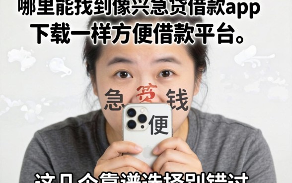 急需用钱怎么办？哪里能找到像兴急贷借款app下载一样方便的借款平台？这几个靠谱选择别错过