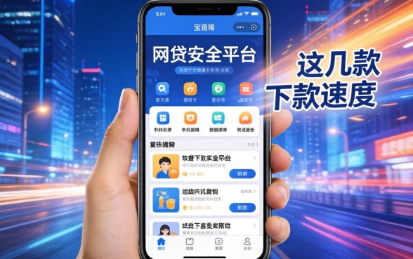 盘点网贷安全平台有哪些app，这几款下款速度比较快