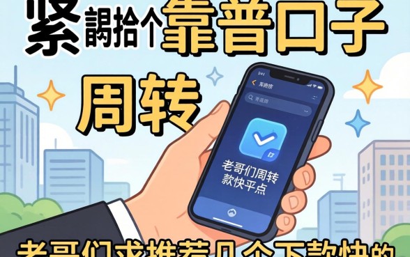 手头紧想找个靠谱口子周转，老哥们求推荐几个下款快的平台！