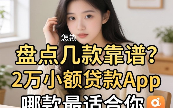急需用钱怎么办？盘点几款靠谱的2万小额贷款app，哪款最适合你？