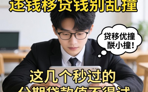 急需用钱别乱撞，这几个秒过的分期贷款值得一试
