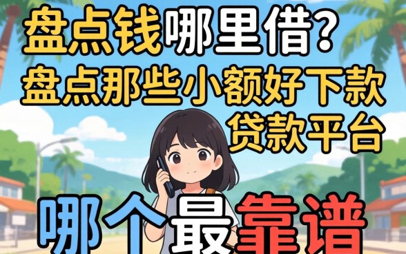 急需用钱哪里借?盘点那些小额好下款的贷款平台,哪个最靠谱?