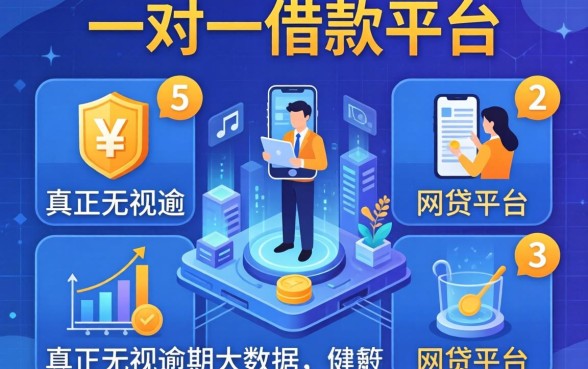 网上一对一借款平台有哪些，整理五个真正无视逾期大数据的网贷平台